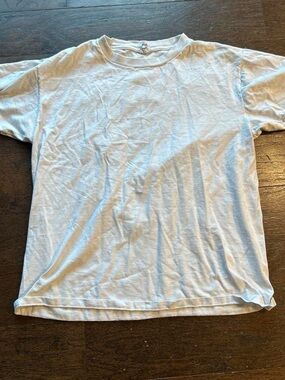 Men's Lightweight Crewneck Tee in Pale Blue